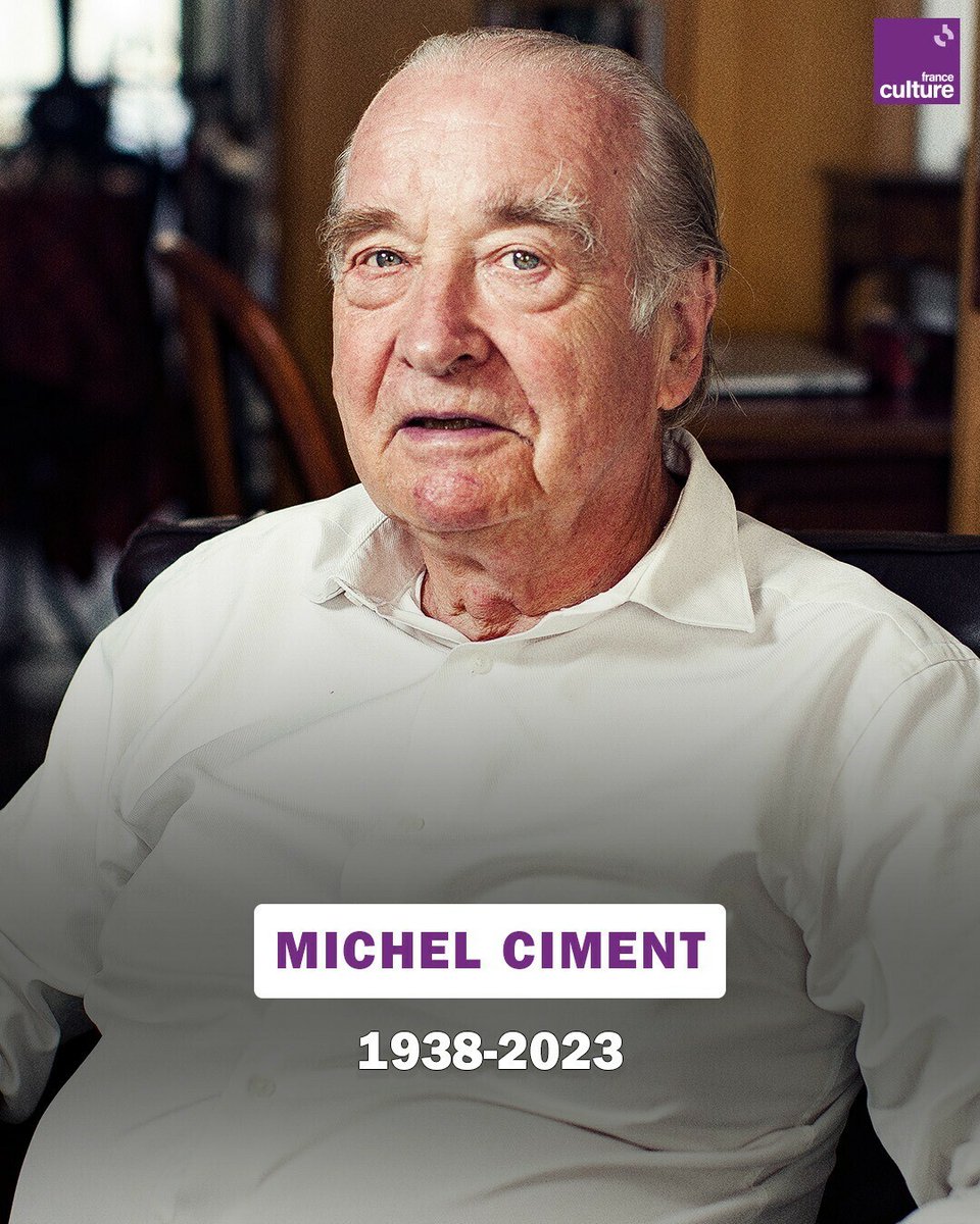 L’immense critique et historien du cinéma Michel Ciment est mort. Il était âgé de 85 ans. Collaborateur historique de France Culture, il a voué toute sa vie à transmettre, par la parole et par l’écrit, son érudition et sa passion du septième art.
➡️ l.franceculture.fr/4PJ