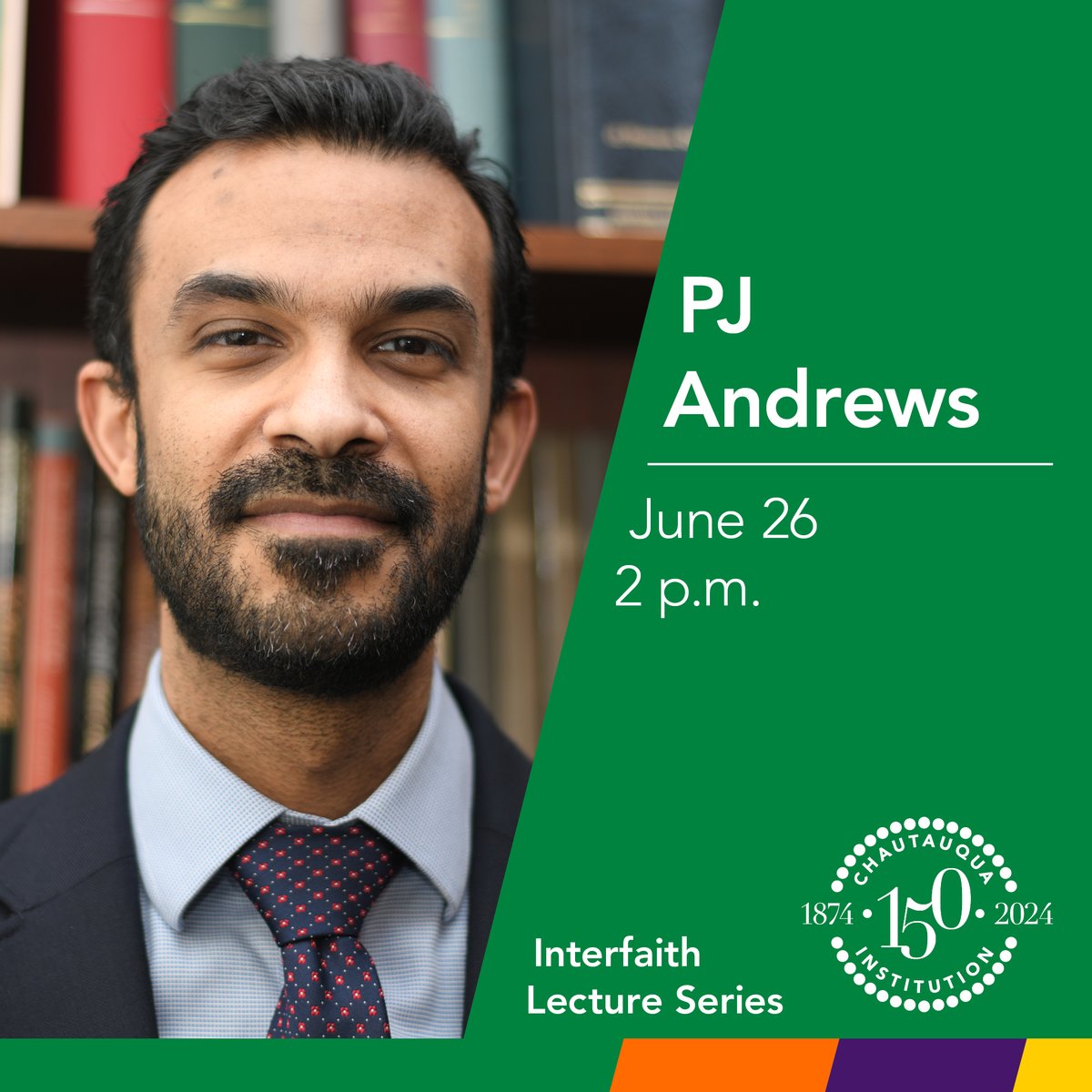 🚨#CHQ2024 announcement🚨 U.S. Bahá’í Office of Public Affairs’ collaboration co-coordinator in public discourse & policy advocacy, PJ Andrews joins our 2024 Interfaith Lecture Series, adding to our unforgettable lecture lineup during our 150th year! #CHQ2024 #chq150 #INFWeekOne