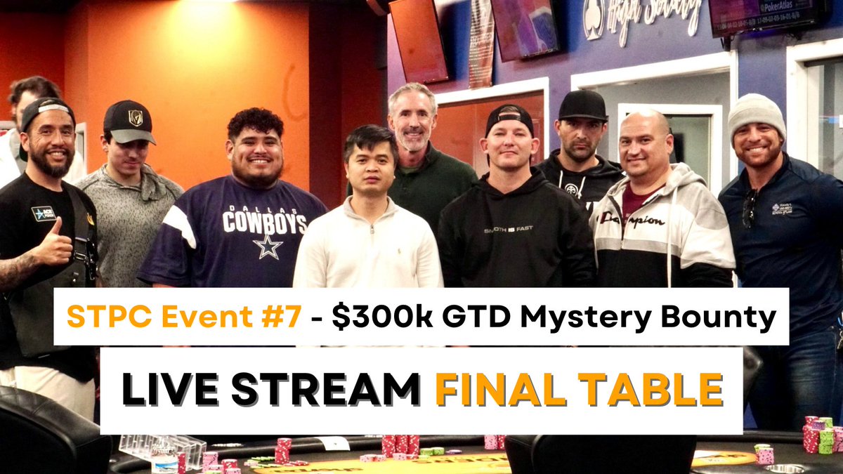 TONIGHT we will be streaming the final table of the <a href="/RoundersCard_SA/">Rounders Card Club (Has Moved)</a> 300k Mystery Bounty.

Tune in at 6pm (7pm ET) here: 
youtube.com/watch?v=BljOw8…

1st place is $30,000 &amp; there are still TWO $10,000 bounties to be pulled.