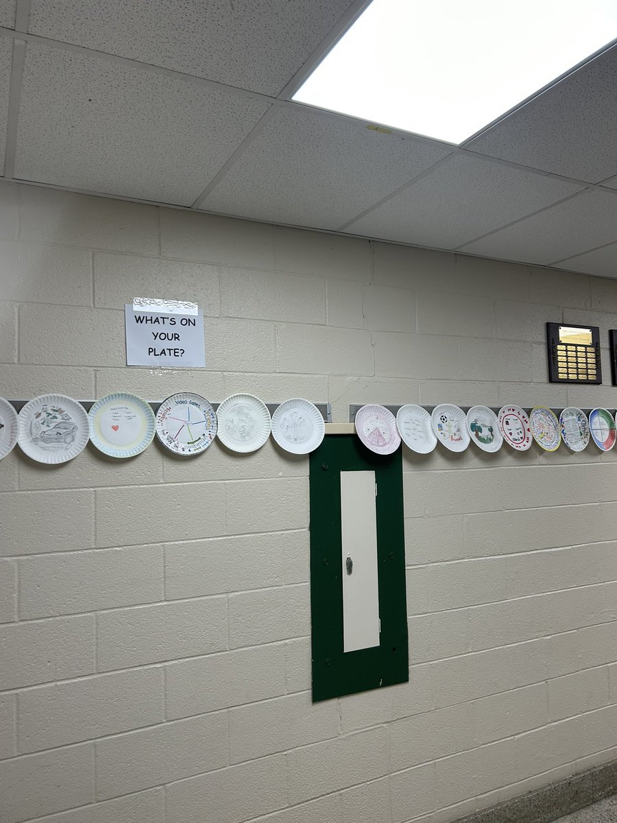 What's on Your Plate? Our 9th graders did a great job of expressing their stressors and coping strategies. <a href="/DrParry_JFKMHS/">James Parry</a> @JFKMHS_ZeitzVP