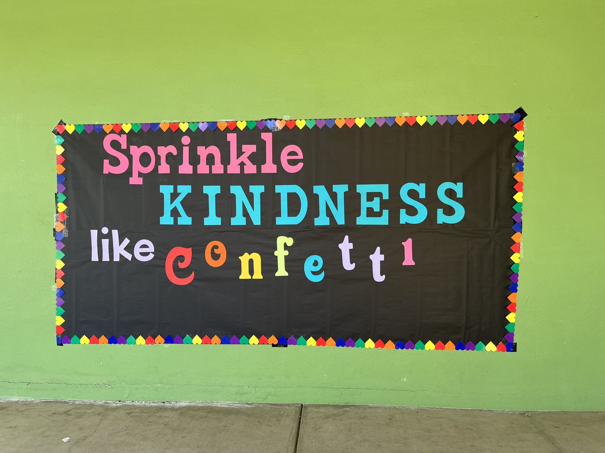 Happy National Kindness Week from Wayside Elementary. #teamWAYSIDE  #teamBCSD