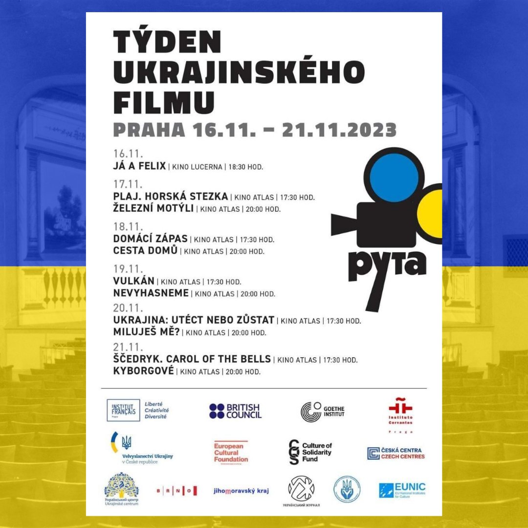 movappcz's tweet photo. 🇺🇦  Вже маєте плани на найближчі дні? 👇
🇨🇿 Máte už plány na nadcházející dny? 👇
https://t.co/vMF7HLQcjX

#tydenukrajinskehofilmu #film #festival https://t.co/cMe5cHE1hK
