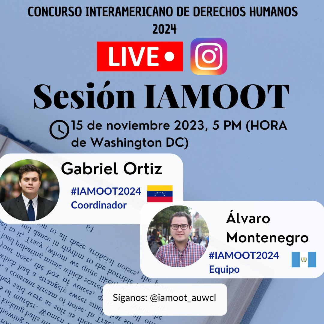 Inter-American Moot Court Competition (IAMOOT) (@IAMootCourt) / X