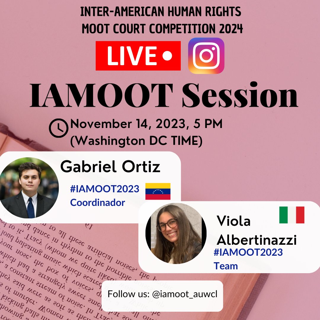 Inter-American Moot Court Competition (IAMOOT) (@IAMootCourt) / X