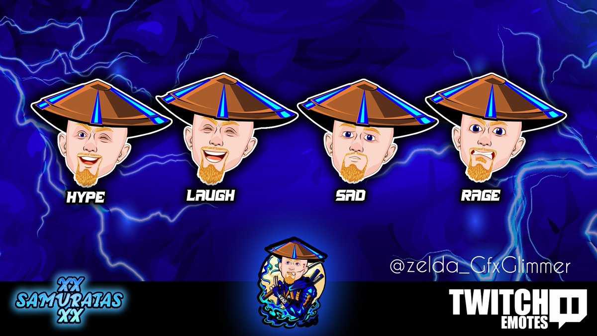 GfxGlowMaster's tweet photo. Twitch emotes commission done for my lovely Client...🌟 https://t.co/eYyJOk08Z3