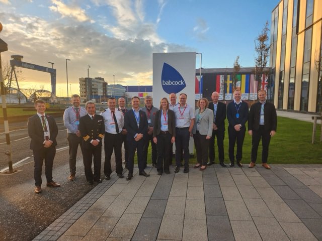 A pleasure to meet partners for the Danish Patrol Ship programme, in Rosyth with Babcock International to exchange ideas and experience. Hopefully the first of many. #type31 #RoyalNavy