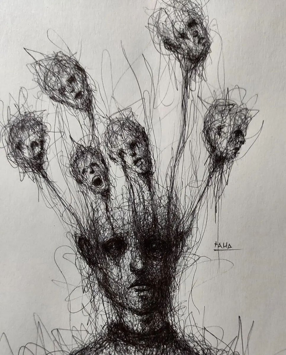 "Aklım kendini içeriden yok eden bir canavar."