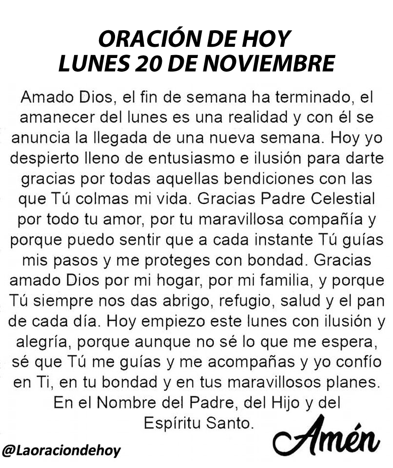 Oración De Hoy tweet media