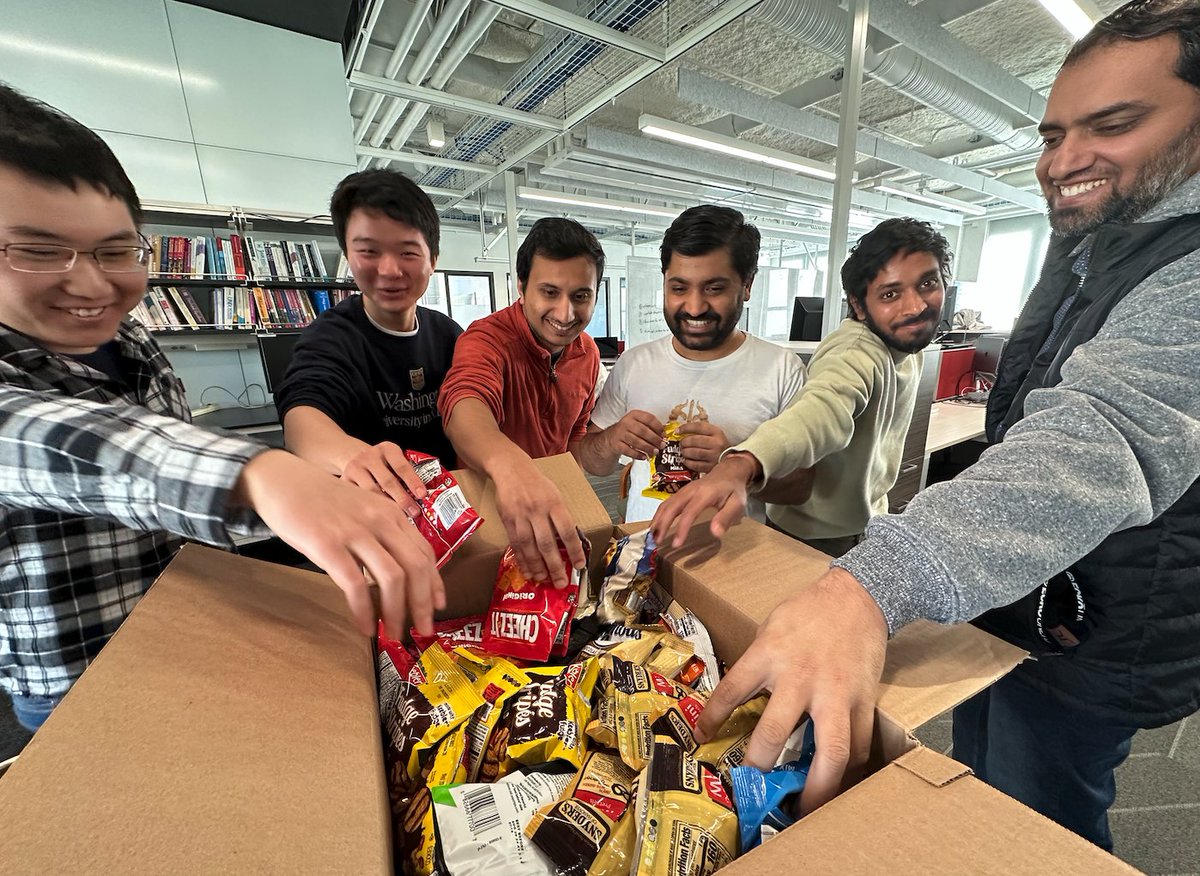Thanks to lab alumni <a href="/m_usmanrafique/">M. Usman Rafique</a> for sending us a care package of snacks for the <a href="/CVPR/">#CVPR2025</a> deadline push!