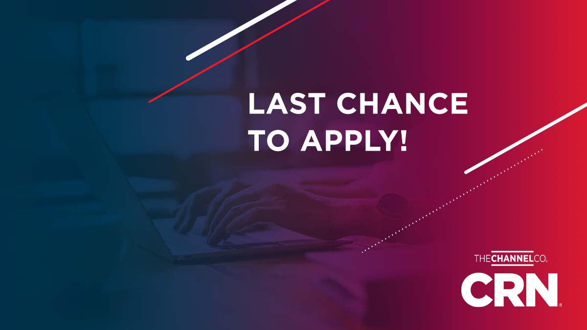 🔔 Applications for @CRN's 2024 North America & Global Channel Chiefs list are due today! Apply by 11:59 PM PDT for a chance to be considered before it's too late: bit.ly/3QVX48l #CRNChannelChiefs