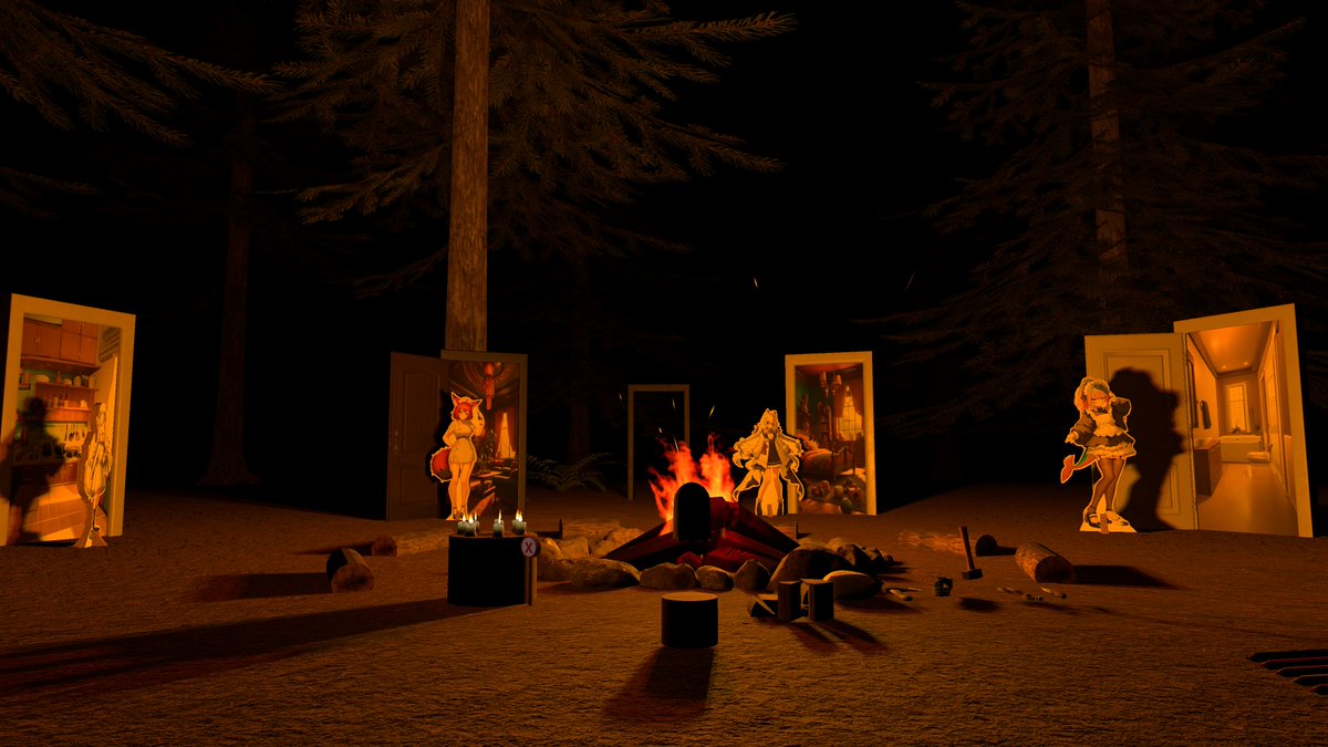 You all will have to wait for Part 3 of Catacombs a little while longer, but in the meantime I finished a small little murder mystery game for VRChat based on the board game Mysterium. #VRchat #VRChat_world