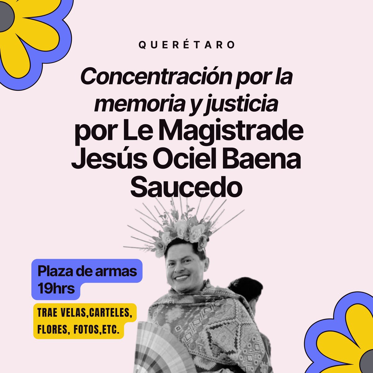 aldobtch's tweet photo. Tus discursos de odio SI MATAN. 

Si eres de quienes se burlan y acosan a la comunidad LGBT+ eres cómplice de los asesinatos y crímenes de odio como lo sucedido al Magistrade Jesús Ociel y que suceden diario en el país. 

Gracias Magistrade por tu lucha, aquí se ve la furia NB 🕊️ https://t.co/WQfLEbviNm