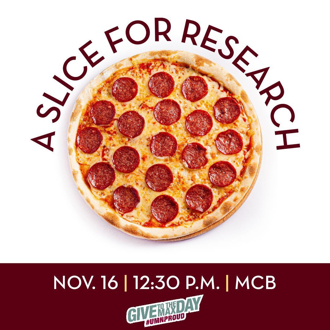 Join the CBS Student Board, Events Board, and staff from 12:30-2 p.m. on Nov. 16 outside MCB. All students who stop by to participate will get a slice of pizza!