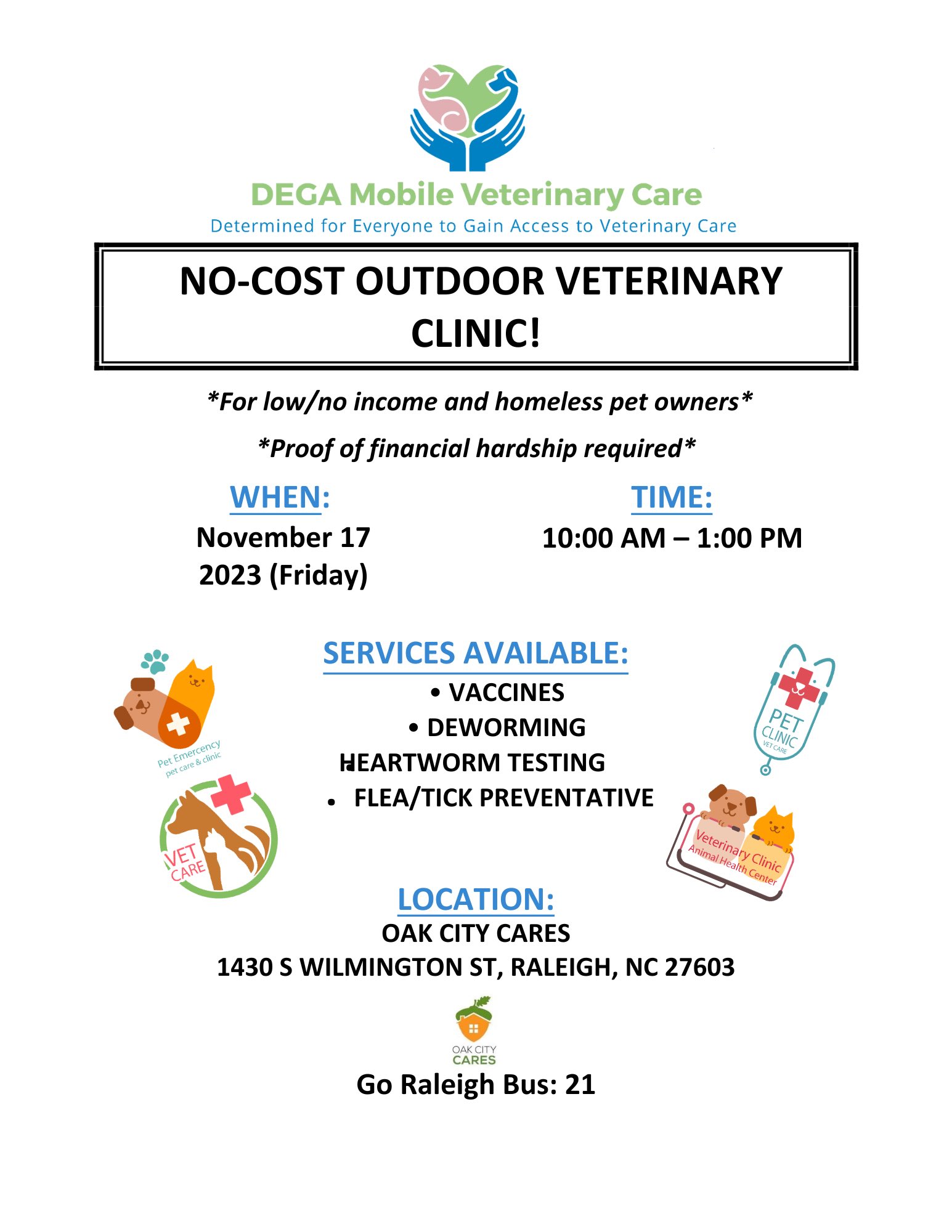 No cost veterinary best sale services