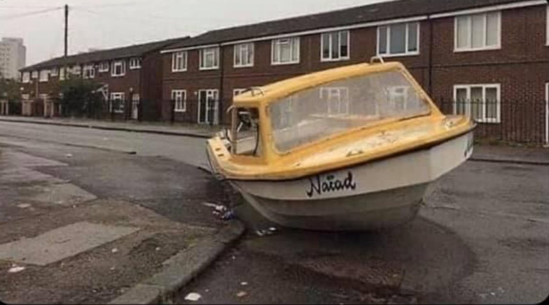 Most people are understandably upset by these recent storms and flooding. 

However, Mick and Terry from Mexborough have been waiting for this day since they won Bullseye in 1983……..