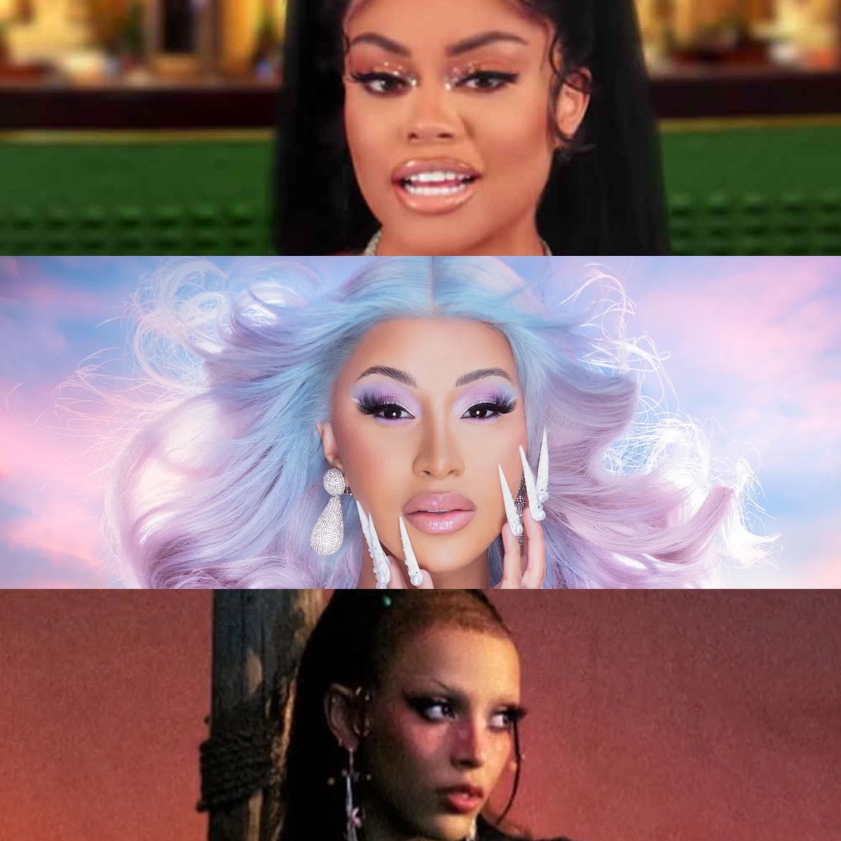 .<a href="/DojaCat/">DOJA CAT</a>’s “Paint The Town Red” has now spent 12 weeks in the Billboard Hot 100 Top 10 and surpasses “Super Freaky Grandma” as the 3rd Solo Female Rap Song to do so this decade. 1st being “Big Energy” By <a href="/Latto/">BIG MAMA</a> &amp; second being “Up” By <a href="/iamcardib/">Cardi B</a> .