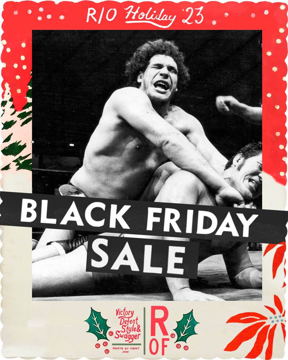 The #BlackFridaySale has landed at <a href="/rootsoffight/">Roots Of Fight</a>.

Almost everything is included at up to 50% off.
The savings are there; it’s up to you to grab them before it’s too late.

Don’t miss it - go to Rootsoffight.com now.

#RootsofFight #KnowYourRoots rootsof.co/andresale