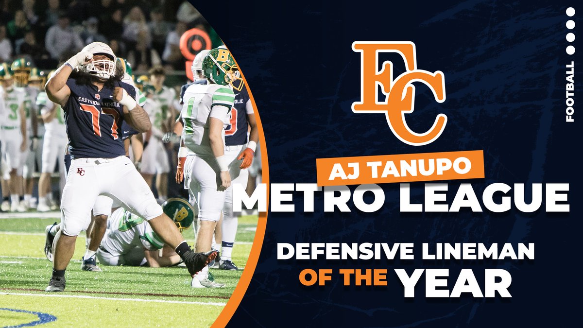 Congratualtions to junior Jojo M. on being selected as the 2023 Metro League Lineman of the Year and to senior AJ T. for being selected as the Metro League Defensive Lineman of the Year! 🏆 #RollCru