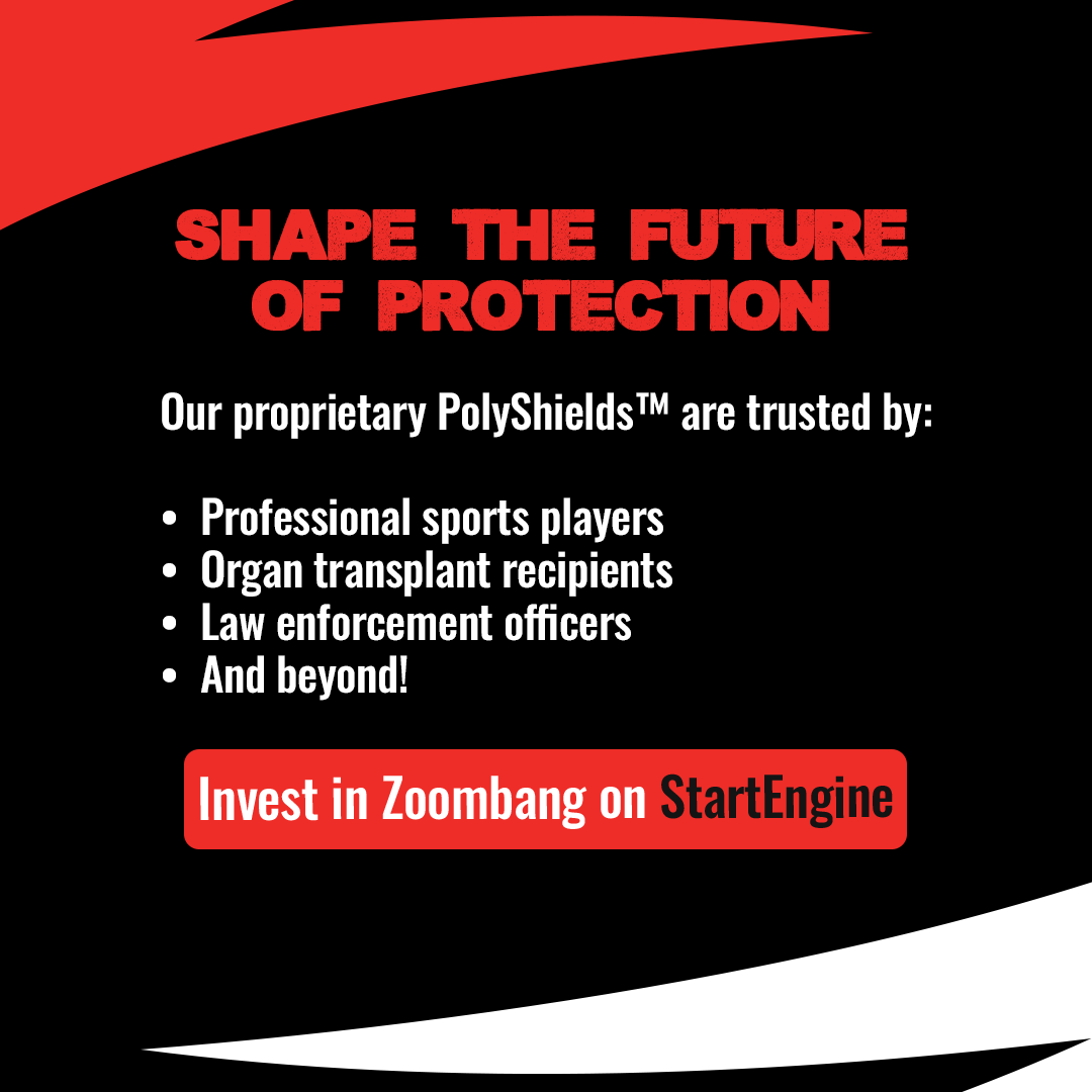 Zoombang's tweet photo. Invest in the future of protective gear with Zoombang. Join visionaries on StartEngine in our crowdfunding journey and seize your opportunity to invest in the most powerful, flexible and lightweight solution on the planet! Learn more: https://t.co/xFpAgxFErG https://t.co/SkdRmGwhFZ