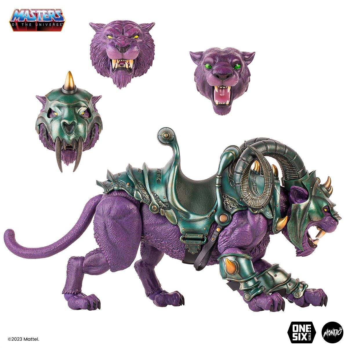 MondoNews's tweet image. #Skeletor’s ride or die is ready to fight #HeMan and #BattleCat for #Eternia supremacy! 
 
Available for 10 days, our #Panthor 1/6 Scale Figure - Timed Edition arrives Nov. 14 at NOON CT. 

Free shipping to the US. Payment plans available. 

See more at mondoshop.com/blogs/news/mot….