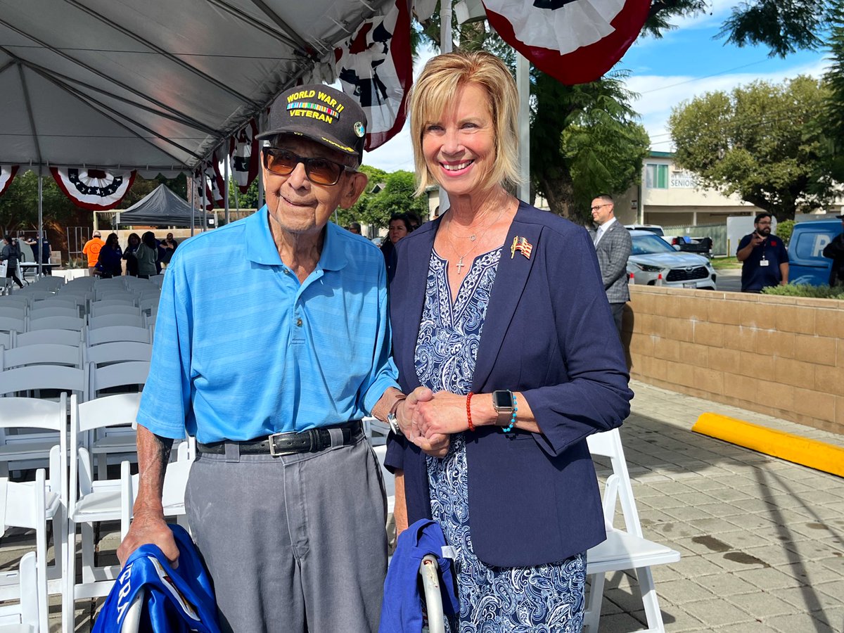 SupJaniceHahn's tweet photo. I just met Joe Hilario, a WWII veteran and @PicoRiveraCity resident who will be celebrating his 100th birthday next month. 

Thank you for your service, Mr. Hilario. https://t.co/Xvj6q8cEYy