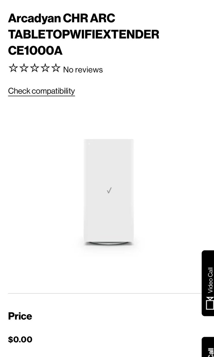 PRICE ERROR AT VERIZON RIGHT NOW

Wi-Fi extended showing up for $0.00 @ Verizon right now.

There’s a huge sale active, buy this ASAP

verizon.com/products/chr-a…