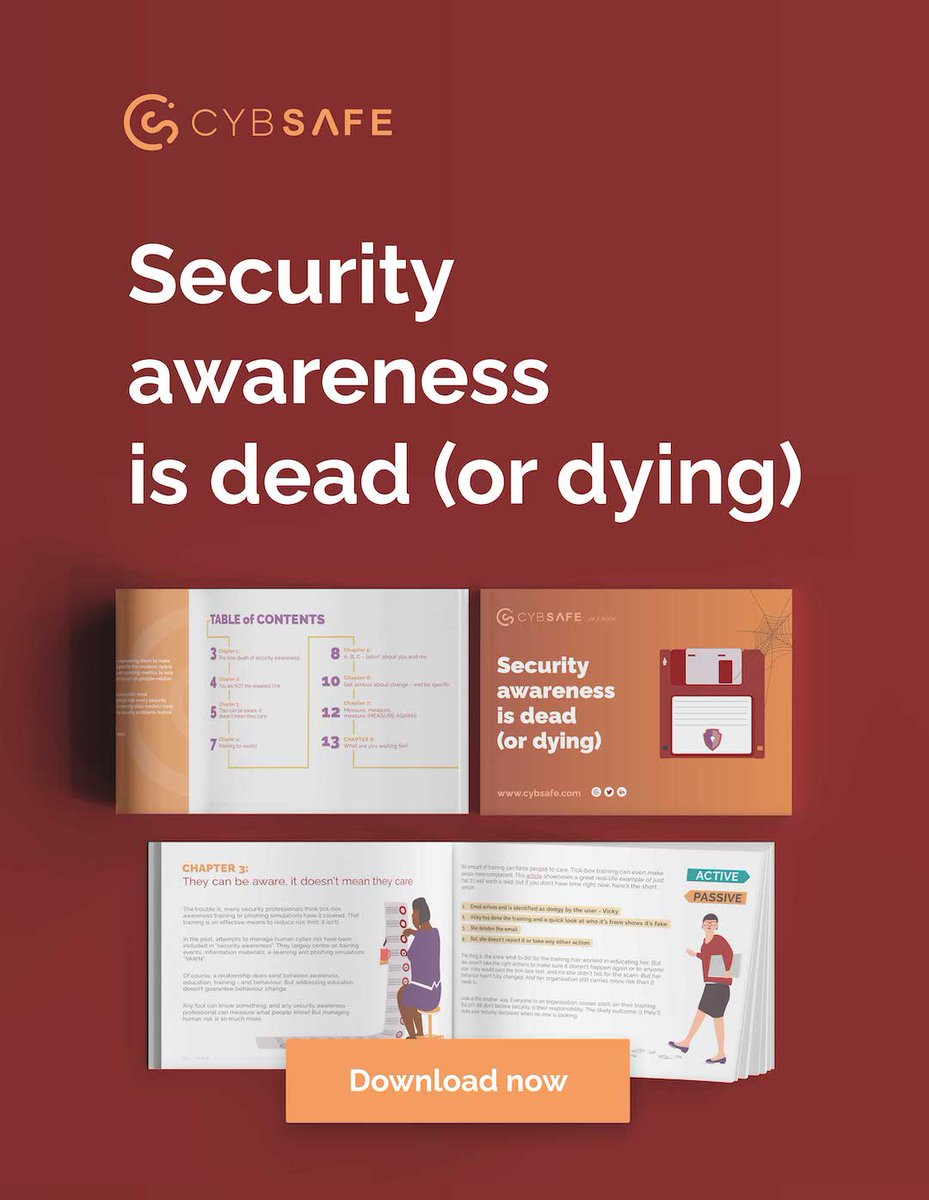 Dare to challenge the status quo and discover the brutal truth? 

If so, this ebook is for you 👉 hubs.li/Q028G-Wq0

#securityawareness #cybersecurity #securityawarenessisdead