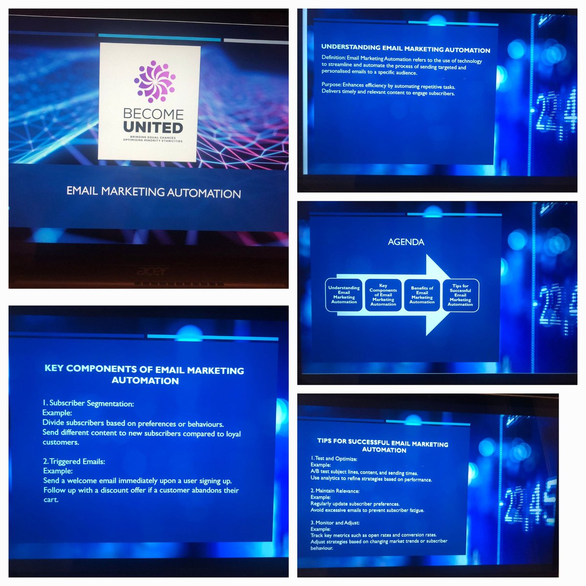 BecoMEUnitedUK's tweet image. Another insightful digital session this weekend on email marketing automation by @BecomeUnited! 🚀 

Excited to implement these strategies. 

We have more digital sessions coming up so do sign up to attend ✅

#EmailMarketing #AutomationSuccess #BecomeUnitedTraining