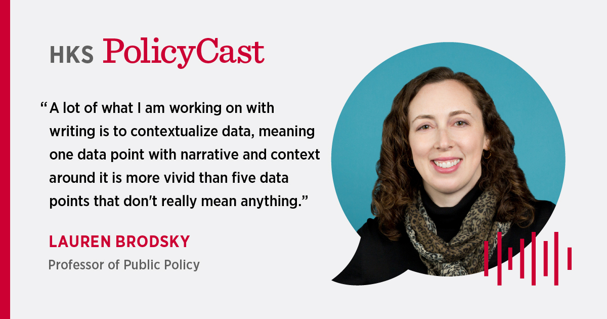 TLDR: HKS's Todd Rogers and Lauren Brodsky say communicating policy proposals simply and well gives them the best chance to succeed. Listen to their #HKSPolicyCast episode now ➡️ ken.sc/49apYsn