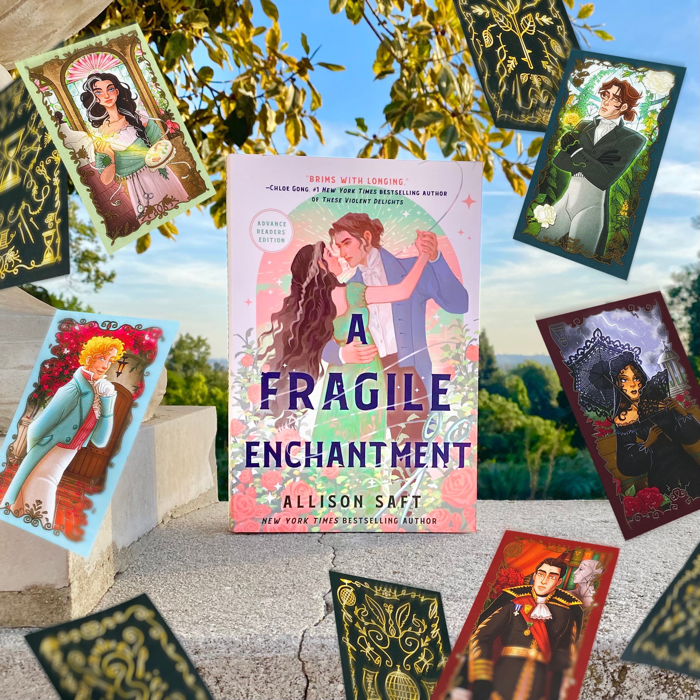 🌿 ֍agavnythepigeon֍🌿 on X: 🌸🧵✨It's always such a pleasure getting to  work with Allison Saft! Preorder A Fragile Enchantment now and get FIVE  shiny foil character cards illustrated by myself~!!   /