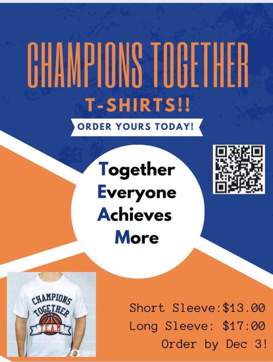 Please consider buying a T-shirt to support Harrison’s Unified teams!!