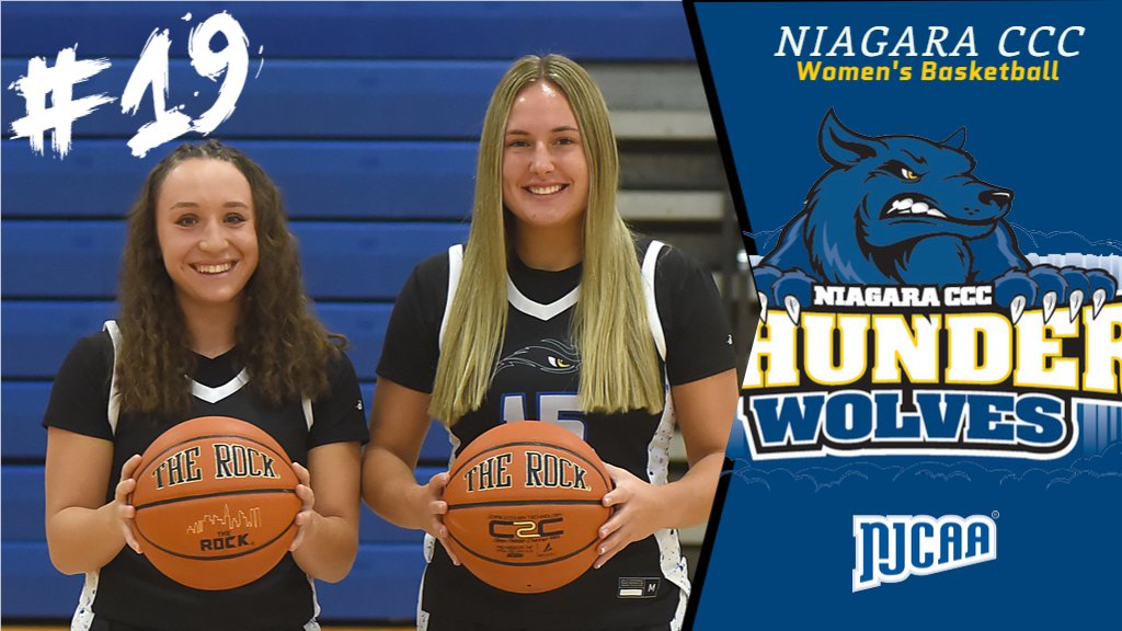 WBB: Your <a href="/NCThunderwolves/">SUNY Niagara Thunderwolves</a> (4-0) move up one spot to No. 19 in the latest <a href="/NJCAABasketball/">NJCAA Basketball</a> DII rankings! #RollWolves 🏀🐺💪