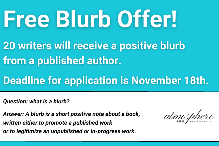 LoneStarLit's tweet image. Our spotlight is on a #free #bookblurb opportunity for you from @atmospherepress. Act fast: the offer is limited to just twenty writers! #IndependentPublishers #TexasPublishers #BookPublishing #LiteraryTexas #TexasAuthors #TexasReaders Learn more:

madmimi.com/s/af81e71