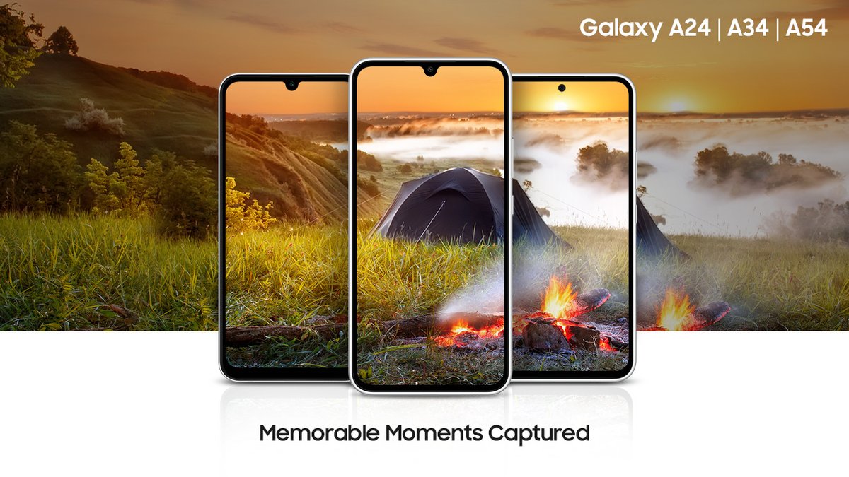 Samsung_Ghana's tweet image. Redefine your camera experience with the Galaxy A24|A34|A54 to enjoy crystal-clear memories with #OIS. Learn more : spr.ly/6013uandl