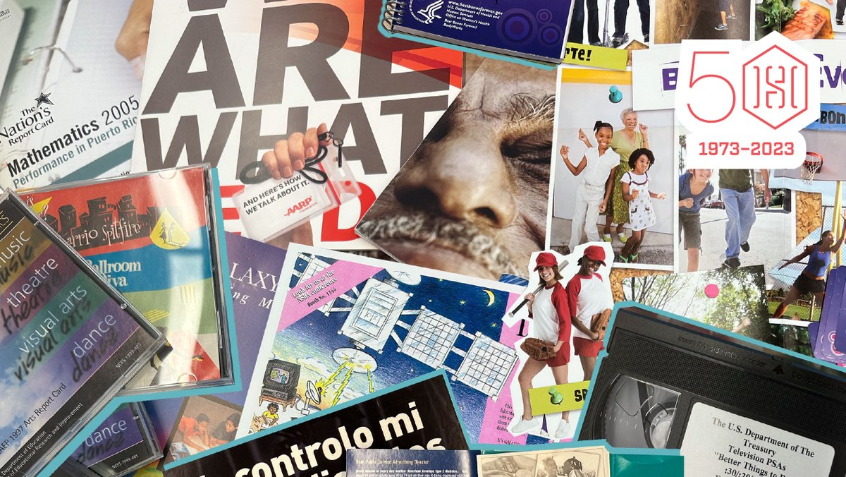 As we gear up to move office spaces, we cleaned out our archives and found some fun relics from the past 50 years. From VHS to temporary tattoos, we've done it all! Do you recognize any of this #clientwork? 👀 🔍