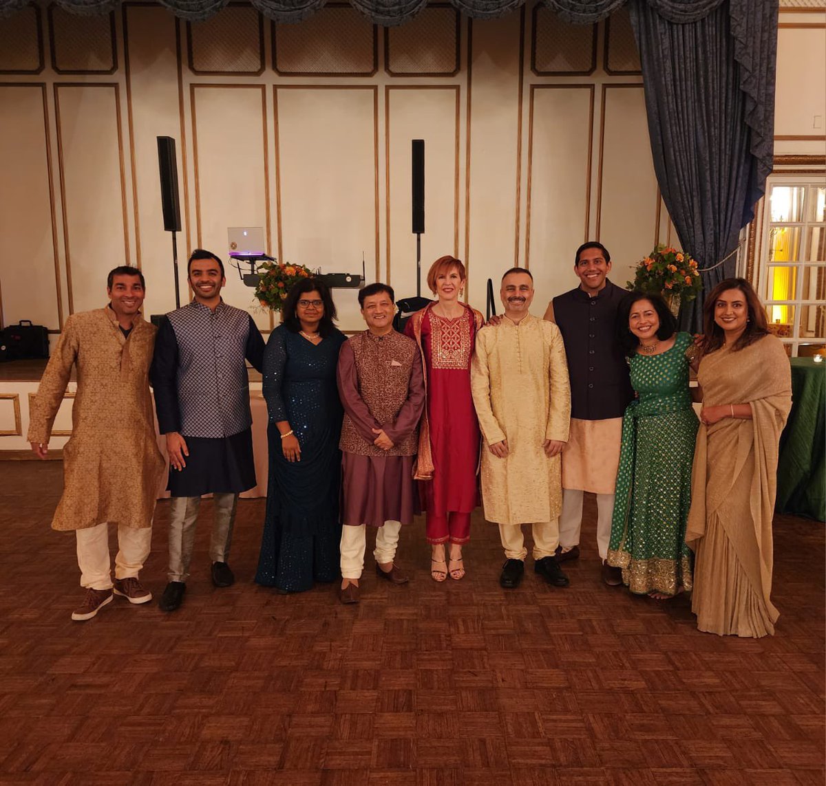 Amazing celebration of Diwali. 🙏 @AASLDtweets. Dance w @MeenaBBansal @DrLoomba @SanjayaSatapath @ArpanPatelMD @MonikaSarkarMD @ndshah85 @AparnaGoelMD @BinitaKamath @ajay_duseja @AASLDPresident @norahterrault