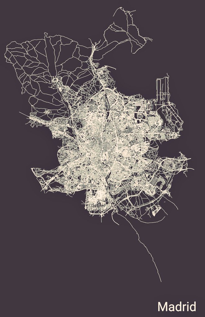 JuanAntonio_RR's tweet photo. Esta web convierte cualquier #ciudad en un mapa perfecto para enmarcar

#CityRoads descarga el plano de la ciudad de #OpenStreetMap y crea una imagen vectorial a partir de sus calles, avenidas y carreteras 😏
https://t.co/Jj7E8ybGRz

#curiosidades #FelizLunesATodos https://t.co/zHuvizfQo3