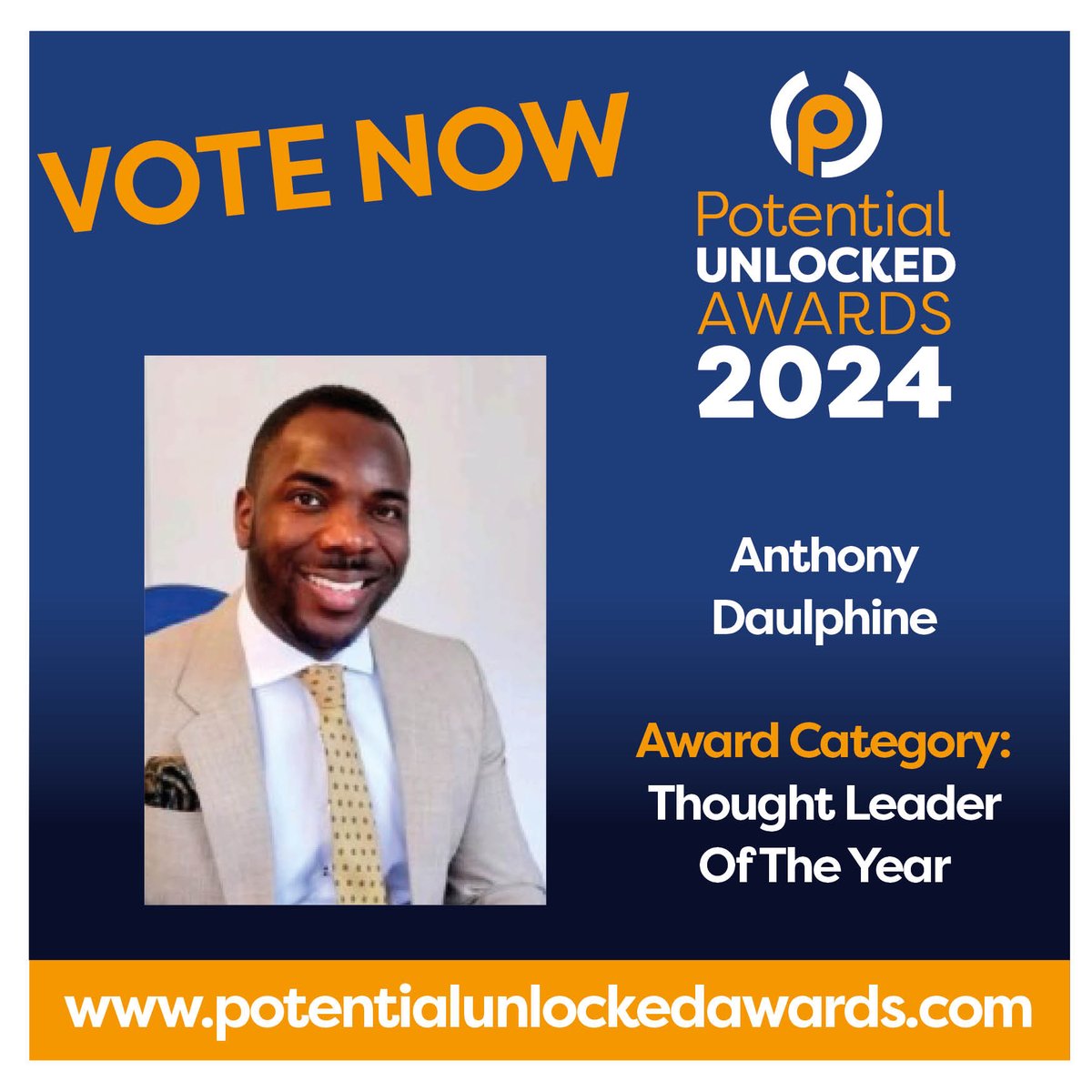 AAnt26's tweet photo. I'm thrilled to be nominated for two catogory awards for the Potential Unlocked Awards๐ฅณ
If you support the education work, me and my team do @StandingOvproj. Please could you take a brief moment out to vote for me in the link below? I'd appreciate it!๐ #VoteNow #VotingOpen
https://t.co/APLgpT1A2I