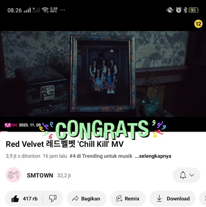 canhgbin's tweet photo. @WeRevelous Congratulations on your comeback, Red Velvet! The MV is brighter with your presence, and fans around the world celebrate this momentous return. Hereβs to a journey filled with success, joy, and memorable melodies.
#RedVelvet_Chill_Kill #The3rd_ChillKill #TakeAChillKill https://t.co/4MfdmAHLiS