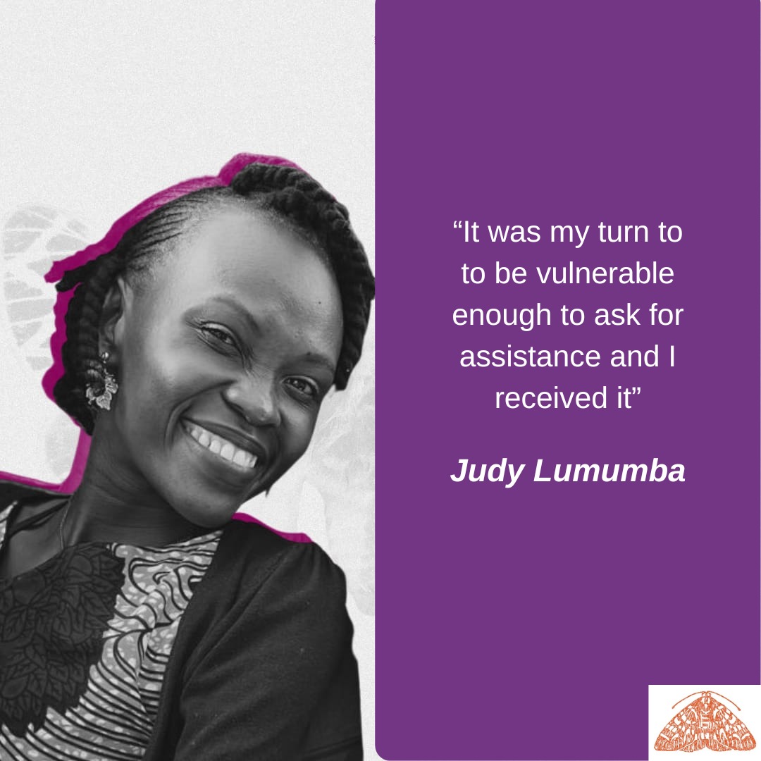 pitstopforum's tweet photo. Our first speaker, @JudyLumumba, shared with us that she loves community. In particular she loves working with girls and ladies and creating a safe space where they can be vulnerable about their challenges. https://t.co/IzQFIinpLY