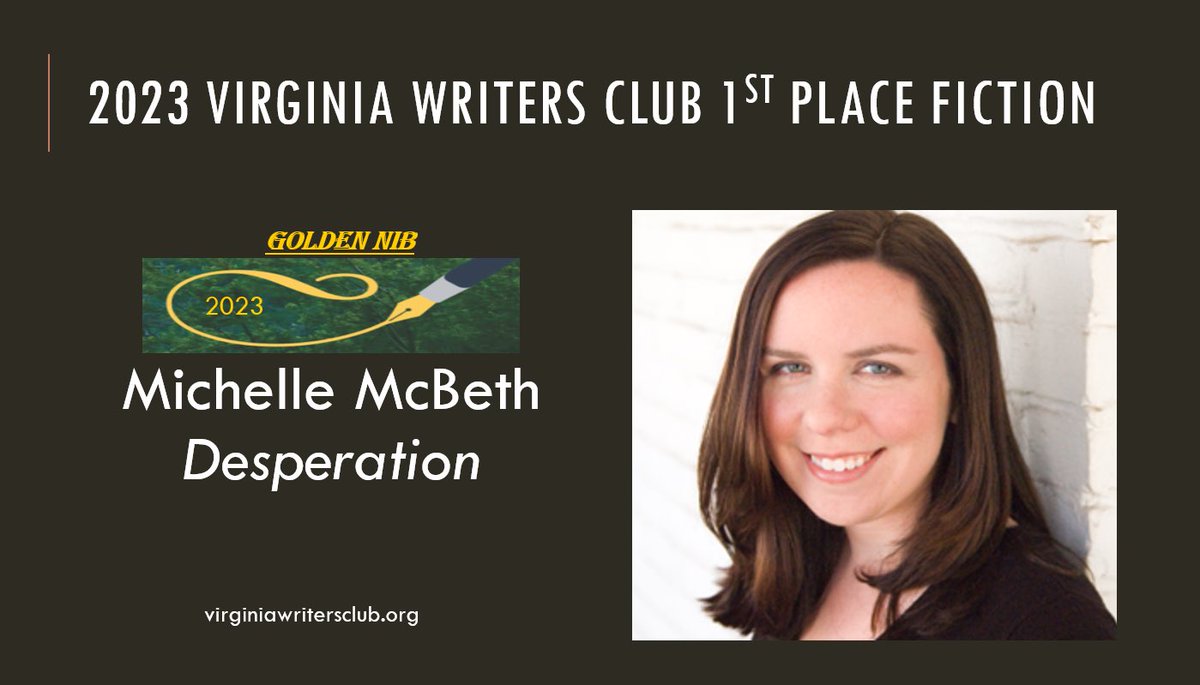 2023 NVWC Golden Nib News. Congrats to Michelle for advancing & winning at the state VWC! ✍️💌 #virginiawriters