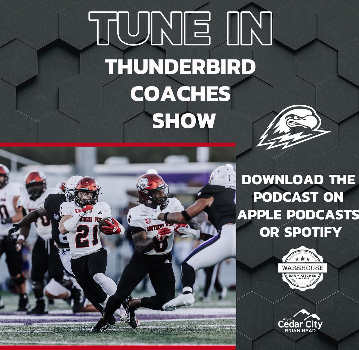 Check out the new Episode Tonight!

YouTube
tinyurl.com/exdr88bm
Spotify 
spoti.fi/3xzjaDs
🍎Podcasts
apple.co/3BRODn3
Thunder 91.1
bit.ly/3iLc3DC

#FocusFightFinish ⚡️ #TBirdNation ⚡️ #RaiseTheHammer