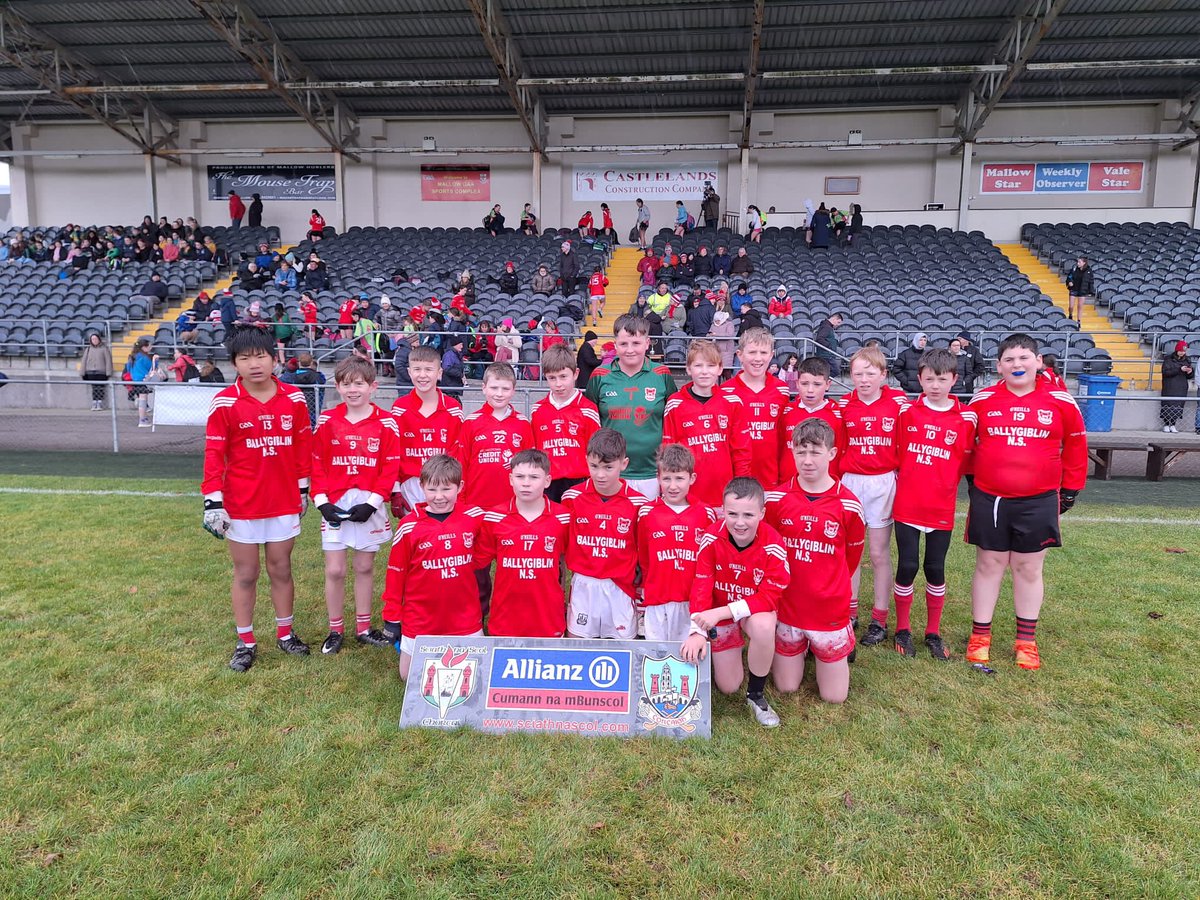 Well done to Ballygiblin NS who were represented well with a boys and girls team at our @AllianzIreland Football finals last week!
