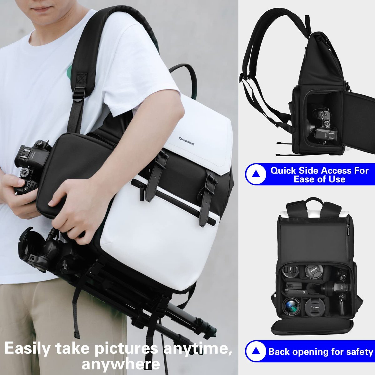 SunskyOnline's tweet image. 🎒Cwatcun D79 Camera Backpack Multi-Functional Camera Dual Shoulders Bag
Shop Item #: EDA005924601A
More information🔗tinyurl.com/yprks7vn
#BackpackBag #shouldersbag