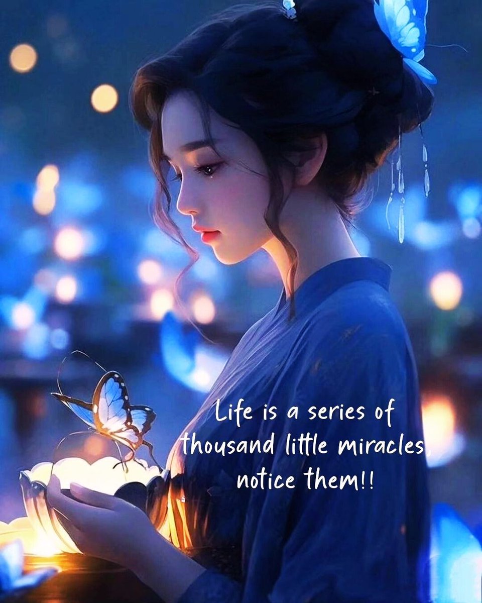 Life is a series of thousand little miracles. Notice them!!! ~ #Miracles