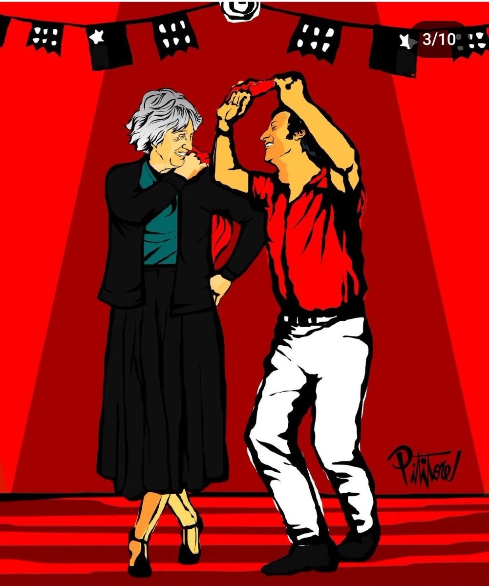 gonzalowinter's tweet photo. Me aliviana la existencia soñar que en algún lugar del cosmos ocurre esta situación en este momento y para todo momento. Honor y gloria Joan Turner Jara. Obra de Ernesto Guerrero Celis https://t.co/7sRsfbiebc