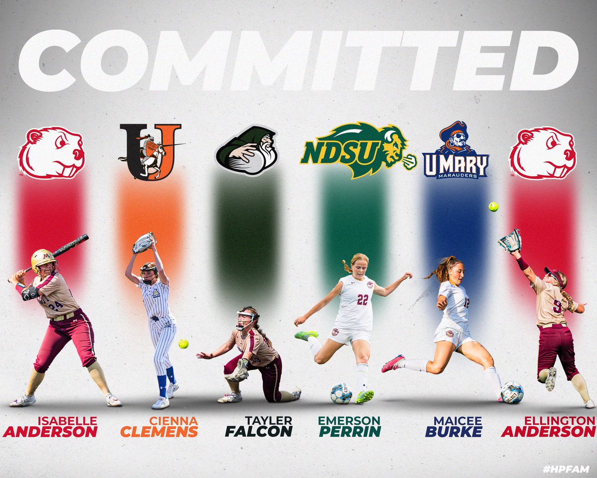 Congratulations to all these ladies who have signed National letters of intent to compete at the next level!

These girls have frequented the HP weight room for years and are proof that hard work still works! #HPFam