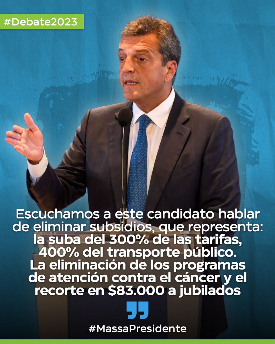 Este domingo #ArgentinaVota #MassaPresidente2023