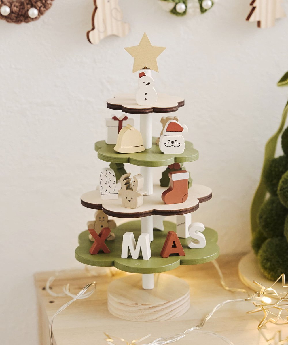 Natural Christmas】 組み立てツリー：Mサイズ 500円（税込550円
