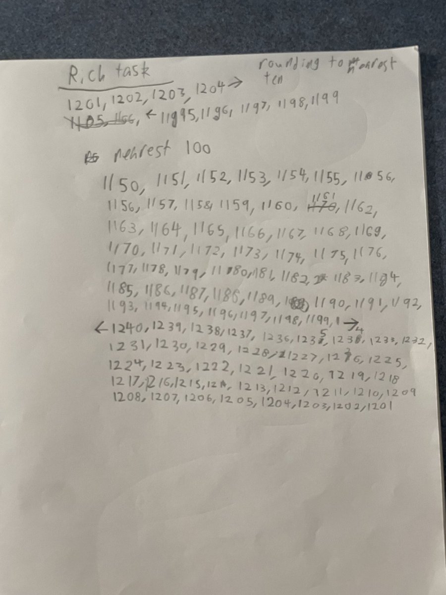yr4tell's tweet photo. Rounding numbers to the nearest 10, 100 and 1000 https://t.co/JGKJ449p9y